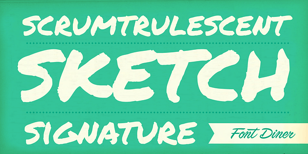 Card displaying Permanent Marker Pro typeface in various styles