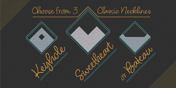 Card displaying Blithe typeface in various styles