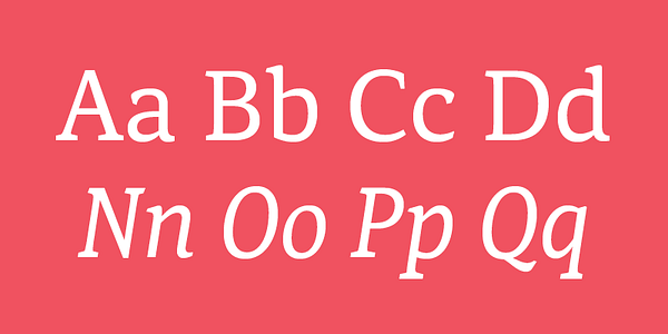 Card displaying Noam Text typeface in various styles