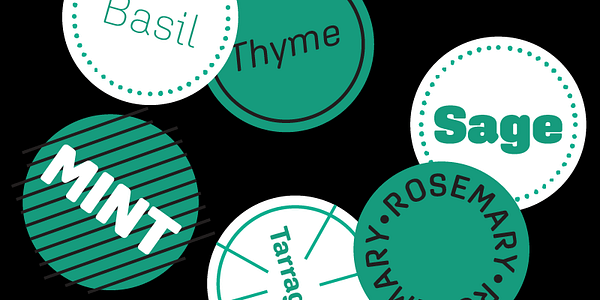 Card displaying Aglet Sans typeface in various styles