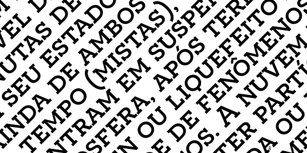 Card displaying Novecento Slab typeface in various styles