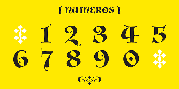 Card displaying Orbe typeface in various styles