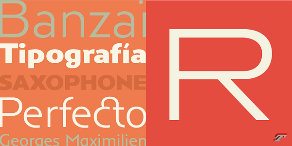 Card displaying Anisette typeface in various styles