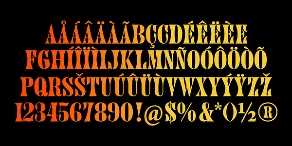 Card displaying Juniper typeface in various styles
