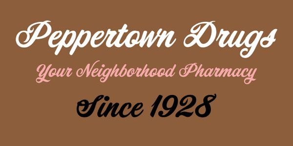 Card displaying Corner Store JF typeface in various styles