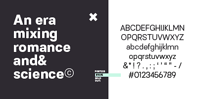 Card displaying Quiroh typeface in various styles