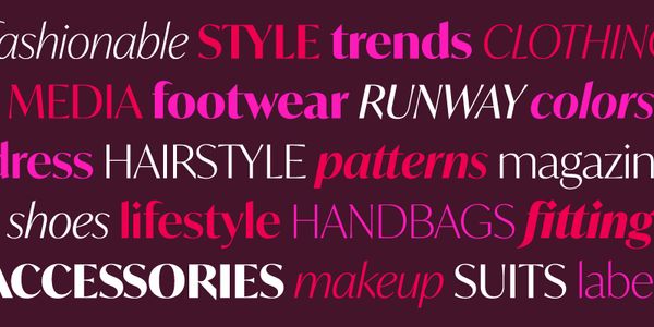 Card displaying IvyMode typeface in various styles