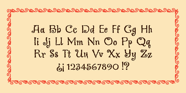 Card displaying MVB Greymantle typeface in various styles