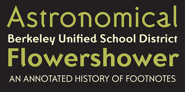 Card displaying Ottomat typeface in various styles