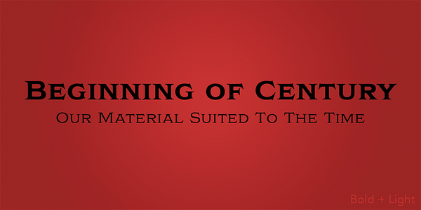 Card displaying Griffon typeface in various styles