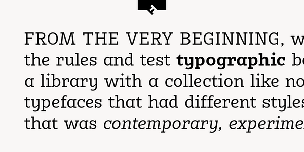 Card displaying FF Karbid Slab typeface in various styles