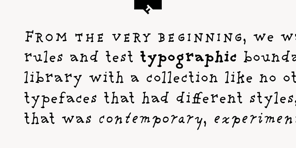 Card displaying FF Providence typeface in various styles