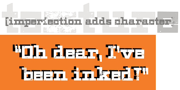 Card displaying HWT Geometric typeface in various styles