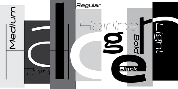 Card displaying Halogen Slab typeface in various styles
