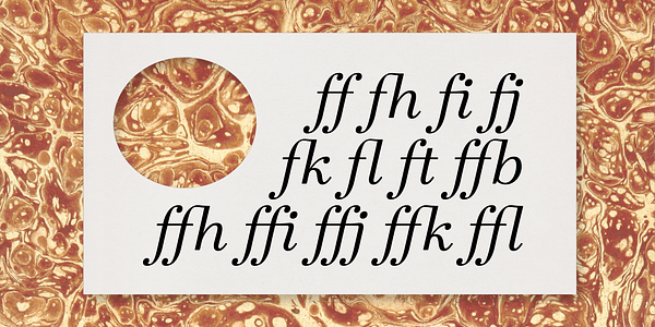 Card displaying Teimer typeface in various styles