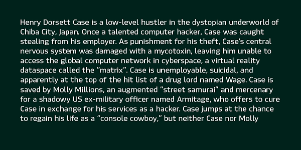 Card displaying Hackman typeface in various styles