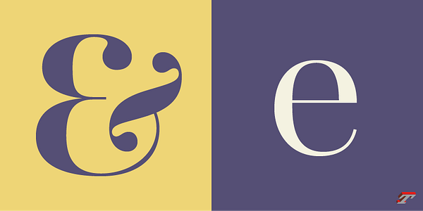 Card displaying AW Conqueror Didot typeface in various styles