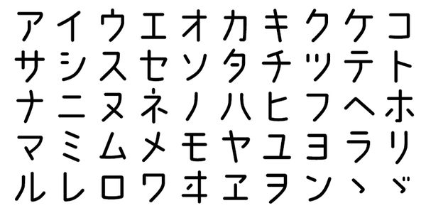 Card displaying AB Kokoro No1 typeface in various styles