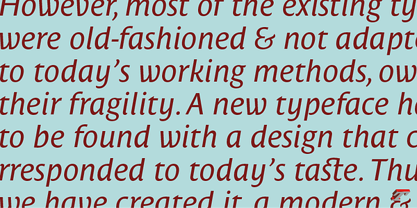 Card displaying Costa typeface in various styles