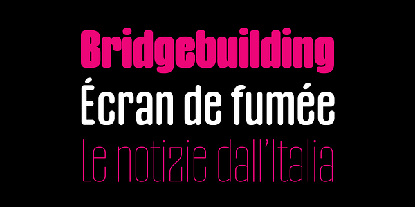 Card displaying Gothiks Round typeface in various styles