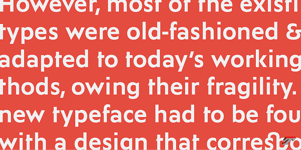 Card displaying Ysans typeface in various styles