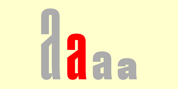 Card displaying Pressio Compressed typeface in various styles