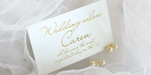 Card displaying Liana typeface in various styles