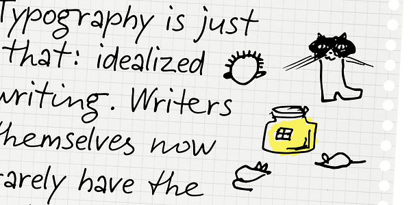 Card displaying Jeff Script typeface in various styles