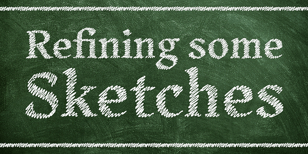 Card displaying Hachura typeface in various styles