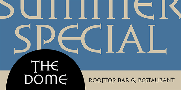 Ȯ_[Dpg] Card displaying Sophia typeface in various styles_Ȯ