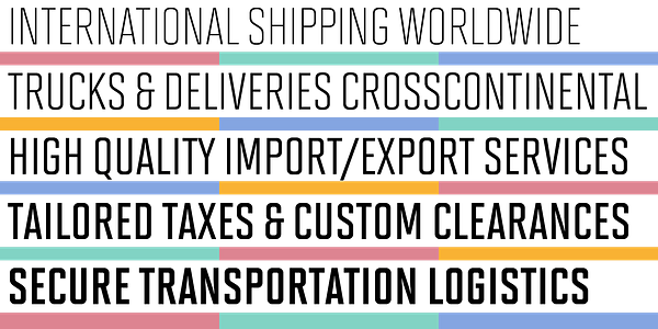 Card displaying MVB Solano Gothic Pro typeface in various styles