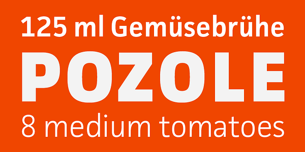 Card displaying JAF Facit typeface in various styles