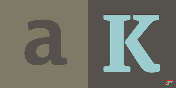 Card displaying Le Monde Courrier typeface in various styles