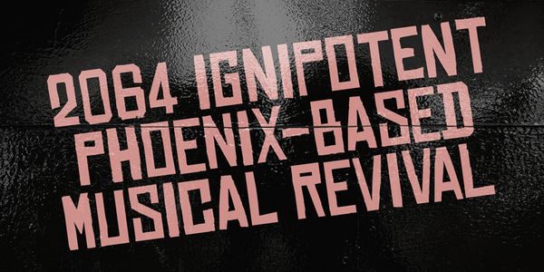 Card displaying Chinese Rocks typeface in various styles