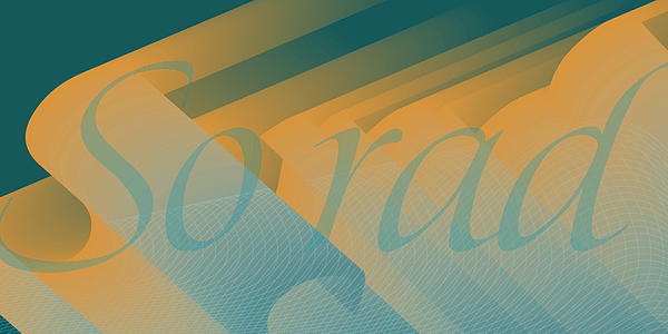 Card displaying P22 Pouty Pro typeface in various styles