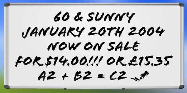 Card displaying Flood typeface in various styles