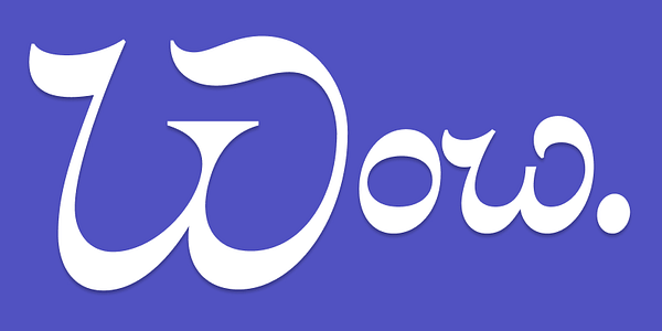 Card displaying Crayonette DJR typeface in various styles