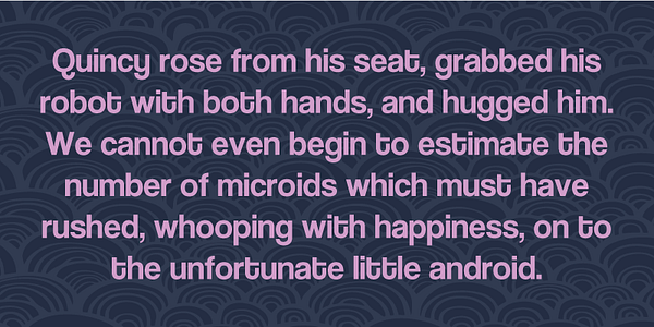 Card displaying Coolvetica typeface in various styles