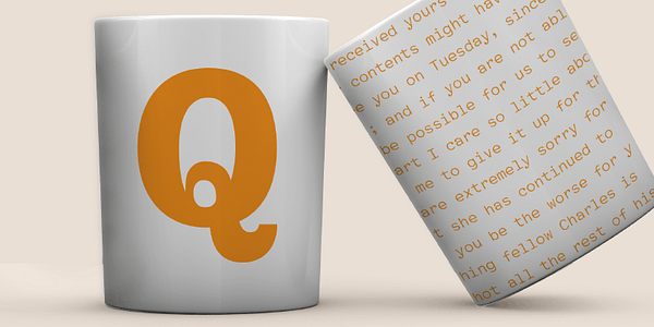 Card displaying MVB Fantabular Sans typeface in various styles
