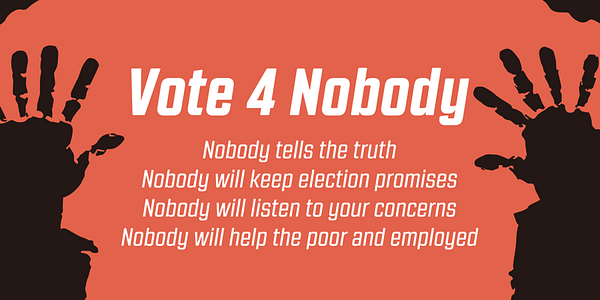 Card displaying Revolution Gothic typeface in various styles