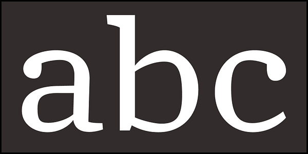 Card displaying Turnip RE typeface in various styles