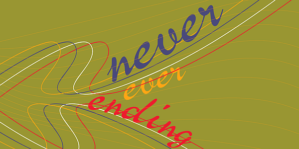 Card displaying P22 Brass Script Pro typeface in various styles