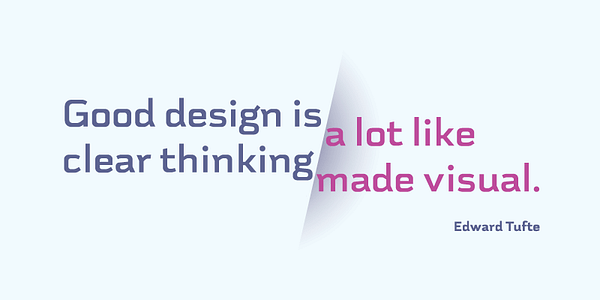 Card displaying Schwager Sans typeface in various styles