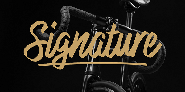 Card displaying Highest Praise typeface in various styles