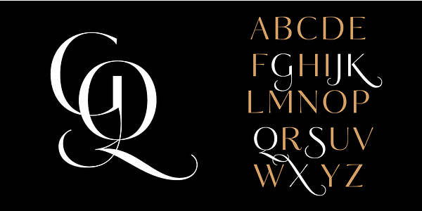 Card displaying Kudryashev Display typeface in various styles