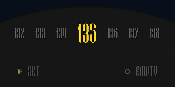 Card displaying BattleStation typeface in various styles