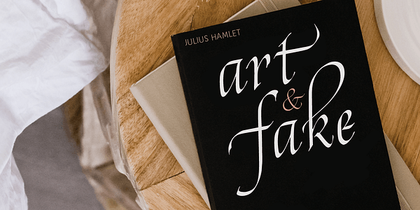 Card displaying Reed typeface in various styles