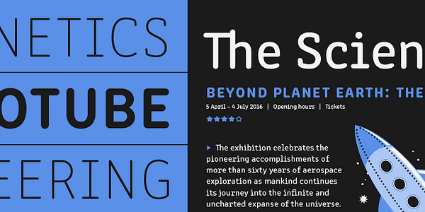 Card displaying Clone Rounded typeface in various styles