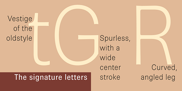 Card displaying Brown Pro typeface in various styles