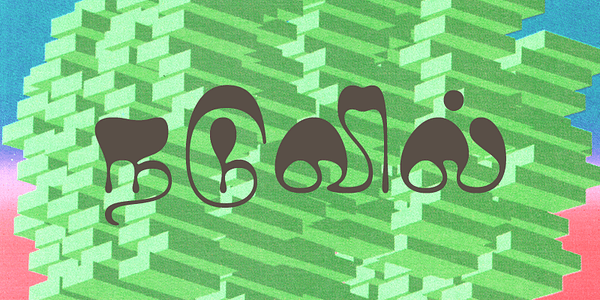 Card displaying Ilai typeface in various styles